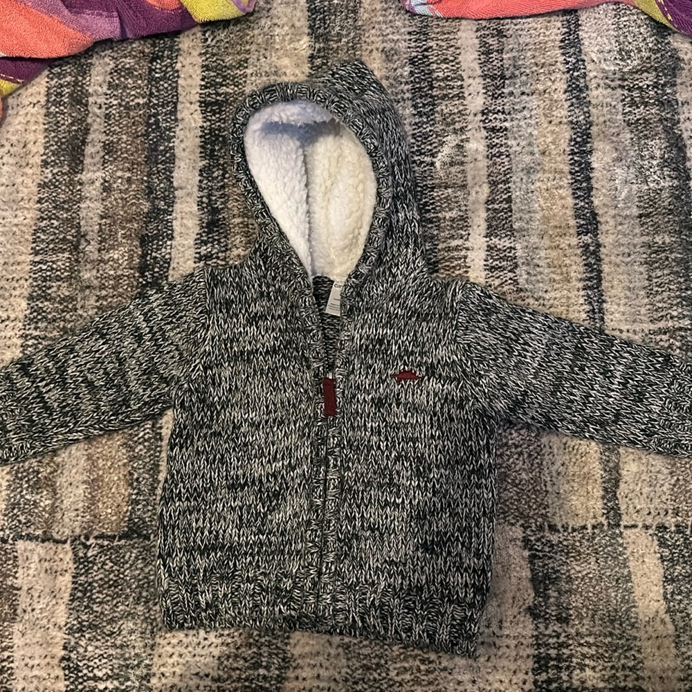 Carters 9m zip sweater